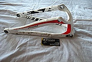 Specialized Lightweight Titanium Bicycle Frame BEFORE Chrome-Like Metal Polishing and Buffing Services