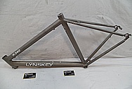 Titanium Lynskey R 340 Bicycle Frame BEFORE Chrome-Like Metal Polishing and Buffing Services / Restoration Services
