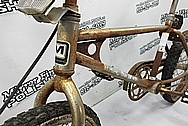 Steel Rusted Track Bicycle BEFORE Chrome-Like Metal Polishing and Buffing Services / Restoration Services - Steel Polishing - Bicycle Polishing