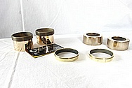 Japanese 1930's WWII 20x120 Toko Aluminum and Brass Binoculars AFTER Chrome-Like Metal Polishing and Buffing Services