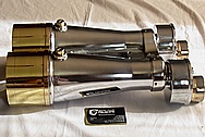 Japanese Aluminum and Brass Binoculars AFTER Chrome-Like Metal Polishing and Buffing Services