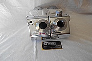 1930's WWII Aluminum Binoculars AFTER Chrome-Like Metal Polishing and Buffing Services