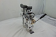 Vintage USA Navy Vessel Binoculars and Stand Plus Custom Stainless Steel Platform AFTER Chrome-Like Metal Polishing and Buffing Services - Aluminum Polishing & Stainless Steel Polishing - Binocular Polishing