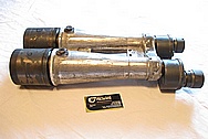 Japanese Aluminum and Brass Binoculars BEFORE Chrome-Like Metal Polishing and Buffing Services