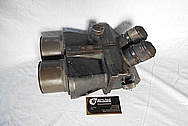 1930's WWII Aluminum Binoculars BEFORE Chrome-Like Metal Polishing and Buffing Services