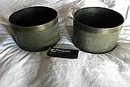 Japanese 1930's WWII 20x120 Toko Aluminum and Brass Binoculars BEFORE Chrome-Like Metal Polishing and Buffing Services