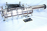 Forced Induction Aluminum Blower / Supercharger AFTER Chrome-Like Metal Polishing and Buffing Services / Resoration Services 