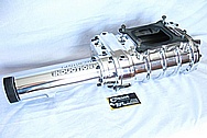 Forced Induction Aluminum Blower / Supercharger AFTER Chrome-Like Metal Polishing and Buffing Services / Resoration Services 