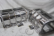 Large, 671 High Performance Blowers / Superchargers AFTER Chrome-Like Metal Polishing and Buffing Services / Restoration Services