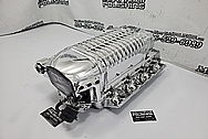 Aluminum Whipple Supercharger AFTER Chrome-Like Metal Polishing and Buffing Services - Aluminum Polishing Services