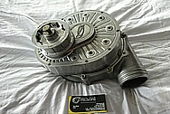 Ford Mustang ATI Aluminum Blower BEFORE Chrome-Like Metal Polishing and Buffing Services
