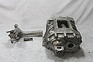 Aluminum Tractor Blower / Supercharger BEFORE Chrome-Like Metal Polishing and Buffing Services / Restoration Services