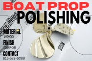 Brass Boat Prop AFTER Chrome-Like Metal Polishing | Boat Prop Polishing | Brass Polishing Services