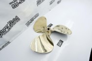 Brass Boat Prop AFTER Chrome-Like Metal Polishing | Boat Prop Polishing | Brass Polishing Services