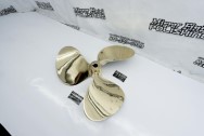 Brass Boat Prop AFTER Chrome-Like Metal Polishing | Boat Prop Polishing | Brass Polishing Services