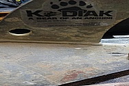 Kodiac a Bear of an Anchor Steel Boat Anchor Project BEFORE Chrome-Like Metal Polishing and Buffing Services / Restoration Services - Steel Polishing - Boat Polishing - Anchor Polishing 