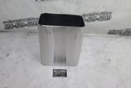 Stainless Steel Carver 350 Mariner Yacht / Boat Trash Can BEFORE Chrome-Like Metal Polishing and Buffing Services / Restoration Services - Stainless Steel Polishing - Boat Polishing - Yach Polishing 