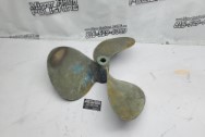 Brass Boat Prop BEFORE Chrome-Like Metal Polishing | Boat Prop Polishing | Brass Polishing Services
