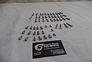 Stainless Steel Bolts / Hardware AFTER Chrome-Like Metal Polishing - Stainless Steel Polishing 