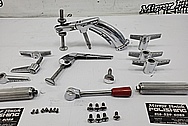 Power Machine Parts AFTER Chrome-Like Metal Polishing and Buffing Services / Restoration Services - Steel Polishing Service 