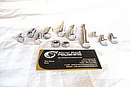 1976 Chevy Corvette Stainless Steel Bolts / Hardware AFTER Chrome-Like Metal Polishing and Buffing Services