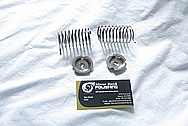 Miscellaneous Steel Spring and Retainer Hardware Pieces AFTER Chrome-Like Metal Polishing and Buffing Services