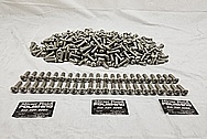 Fastenal Stainless Steel Bolts / Hardware BEFORE Chrome-Like Metal Polishing and Buffing Services - Stainless Steel Polishing Services - Bolt Polishing 