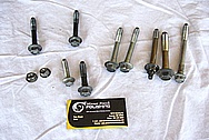 Steel Bolts / Hardware BEFORE Chrome-Like Metal Polishing and Buffing Services