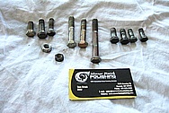 1976 Chevy Corvette Stainless Steel Bolts / Hardware BEFORE Chrome-Like Metal Polishing and Buffing Services