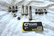 Stainless Steel Bolts / Hardware BEFORE Chrome-Like Metal Polishing and Buffing Services