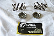 Miscellaneous Steel Spring and Retainer Hardware Pieces BEFORE Chrome-Like Metal Polishing and Buffing Services