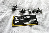 Steel Bolt Heads BEFORE Chrome-Like Metal Polishing and Buffing Services / Restoration Services