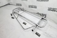 Steel Go-Kart Bracket Frame AFTER Chrome-Like Metal Polishing and Buffing Services / Restoration Services - Bracket Polishing - Go-Kart Polishing Service 