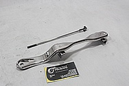 Toyota Supra 2JZ-GTE Steel Battery Mount Bracket AFTER Chrome-Like Metal Polishing and Buffing Services / Restoration Services