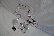 Aluminum V8 Engine Firewall Mount Bracket & Mount Bracket AFTER Chrome-Like Metal Polishing and Buffing Services / Restoration Services