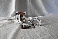 Aluminum Oil Block Bracket Piece AFTER Chrome-Like Metal Polishing and Buffing Services / Restoration Service