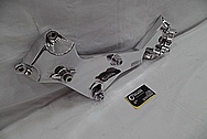 Magnum Powers Aluminum Supercharger Bracket Piece AFTER Chrome-Like Metal Polishing and Buffing Services / Restoration Service