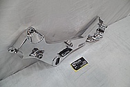 Aluminum Magnum Powers Bracket AFTER Chrome-Like Metal Polishing and Buffing Services / Restoration Service