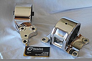 Aluminum Engine Mount Brackets AFTER Chrome-Like Metal Polishing and Buffing Services / Restoration Service