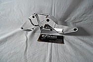 Aluminum Power Steering Pump Bracket AFTER Chrome-Like Metal Polishing and Buffing Services / Restoration Service