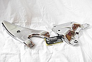 1975 Camaro AC Compressor / Alternator Brackets AFTER Chrome-Like Metal Polishing and Buffing Services