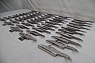 Stainless Steel Production Brackets AFTER Chrome-Like Metal Polishing - Stainless Steel Manufacturing Polishing / Production Polishing