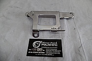 Toyota Supra Bracket Piece AFTER Chrome-Like Metal Polishing - Stainless Steel Polishing 