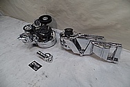 1993 Buick Roadmaster Aluminum Engine Brackets AFTER Chrome-Like Metal Polishing and Buffing Services - Aluminum Polishing Services 