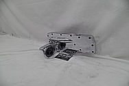 Steel Oil Filter Bracket AFTER Chrome-Like Metal Polishing and Buffing Services - Steel Polishing Services 