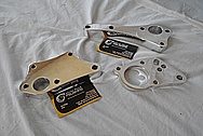 Aluminum Engine Brackets AFTER Chrome-Like Metal Polishing and Buffing Services - Aluminum Polishing Services