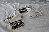 Aluminum Engine Brackets AFTER Chrome-Like Metal Polishing and Buffing Services - Aluminum Polishing Services