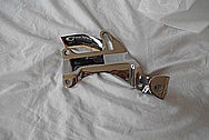 Aluminum Engine Brackets AFTER Chrome-Like Metal Polishing and Buffing Services - Aluminum Polishing Services 