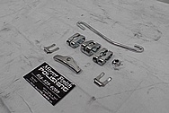 Steel Transmission Brackets AFTER Chrome-Like Metal Polishing - Steel Polishing