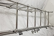 Stainless Steel Towel Rack Bracketry AFTER Chrome-Like Metal Polishing - Stainlesss Steel Polishing Services